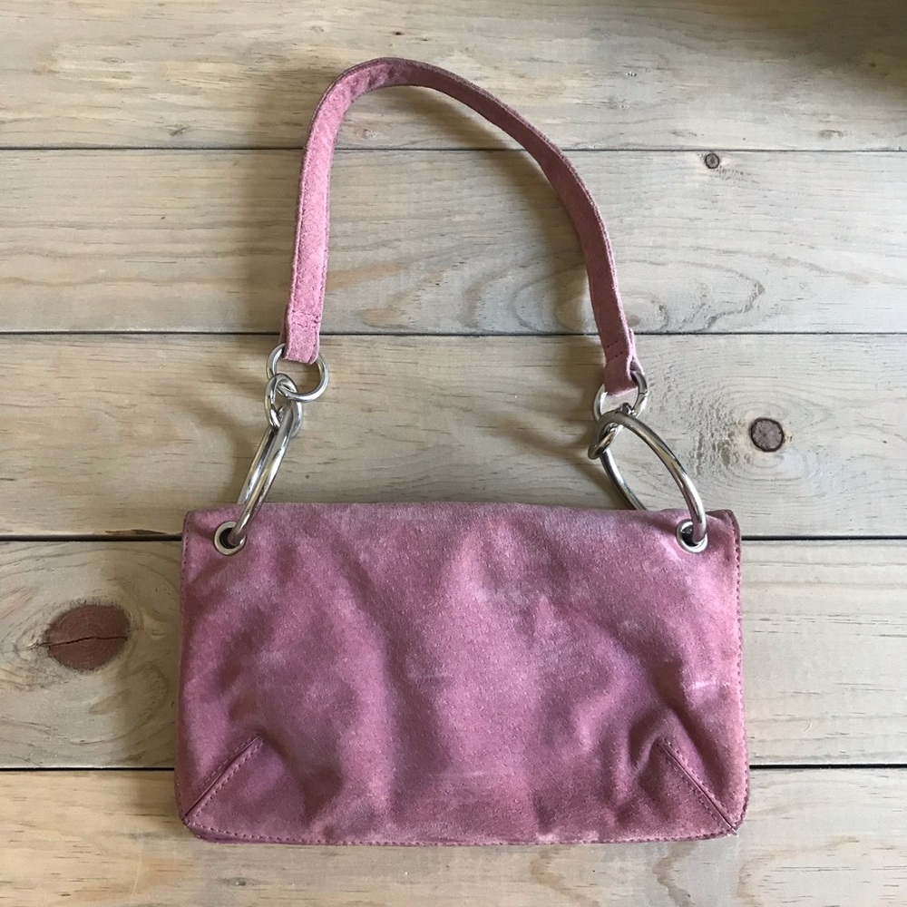 Wilson’s Suede Fold Over Clutch